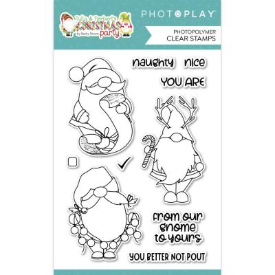 PhotoPlay Tulla & Norbert's Christmas Party Clear Stamps - Gnomies